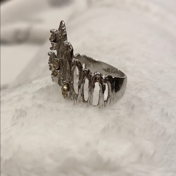 Sterling silver ring size 10 - Picture 2 of 10